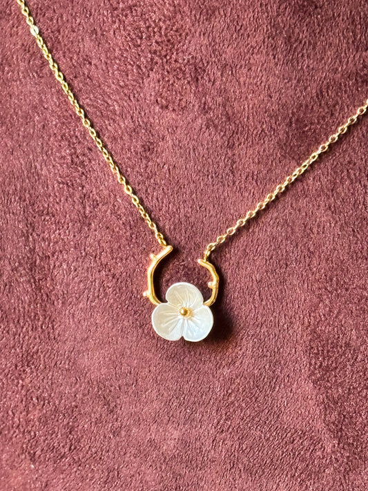 Cherry Blossom Branch Necklace