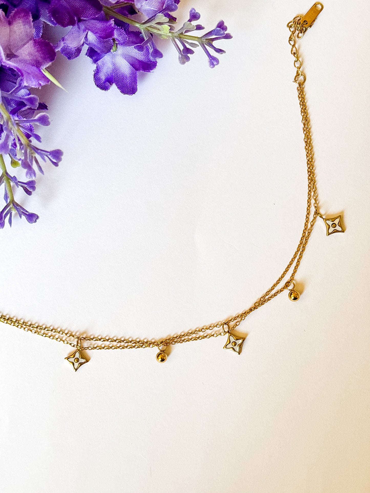 Double Layer Charm Bracelet