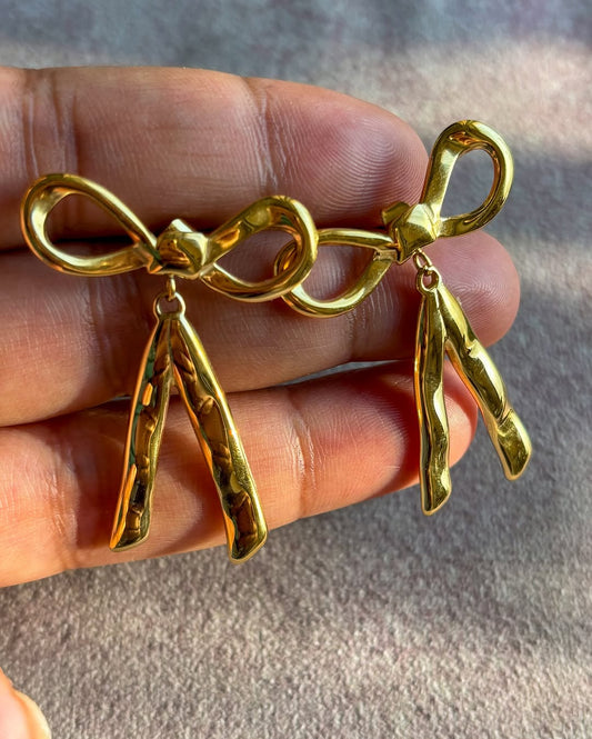Elegant Bow Earrings