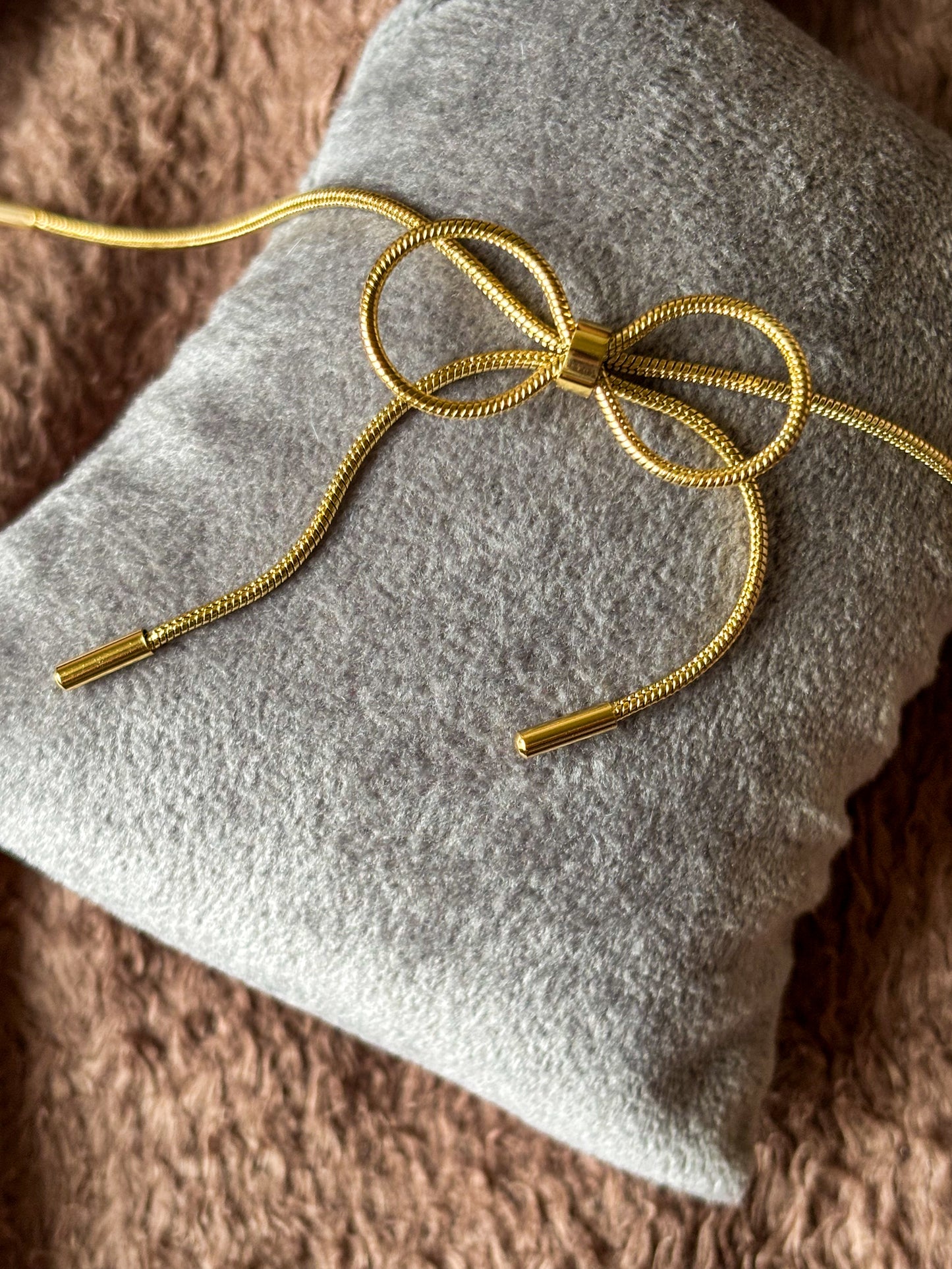 Elegant Bow Anti-Tarnish Bracelet