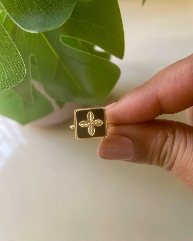 Clover Anti Tarnish Ring