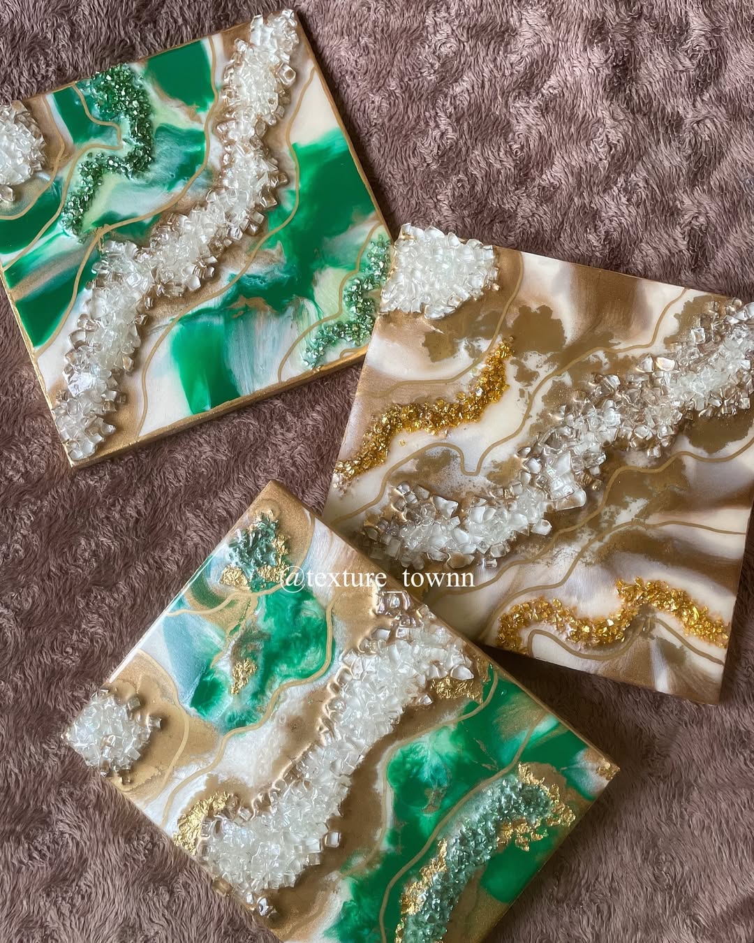 Handcrafted Resin Geode Wall Art – Luxurious Home Décor