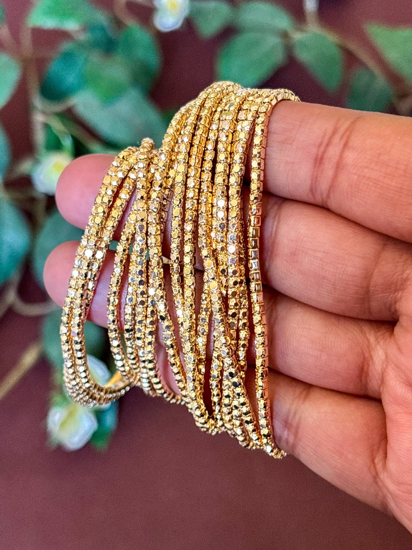 Golden Stretchable Bracelet Perfect for Stacking & Everyday Style