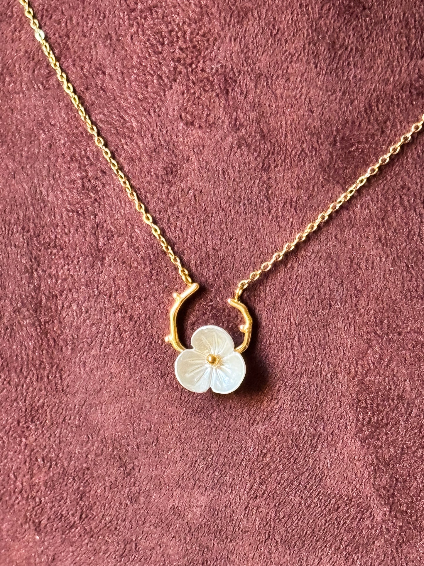Cherry Blossom Branch Necklace