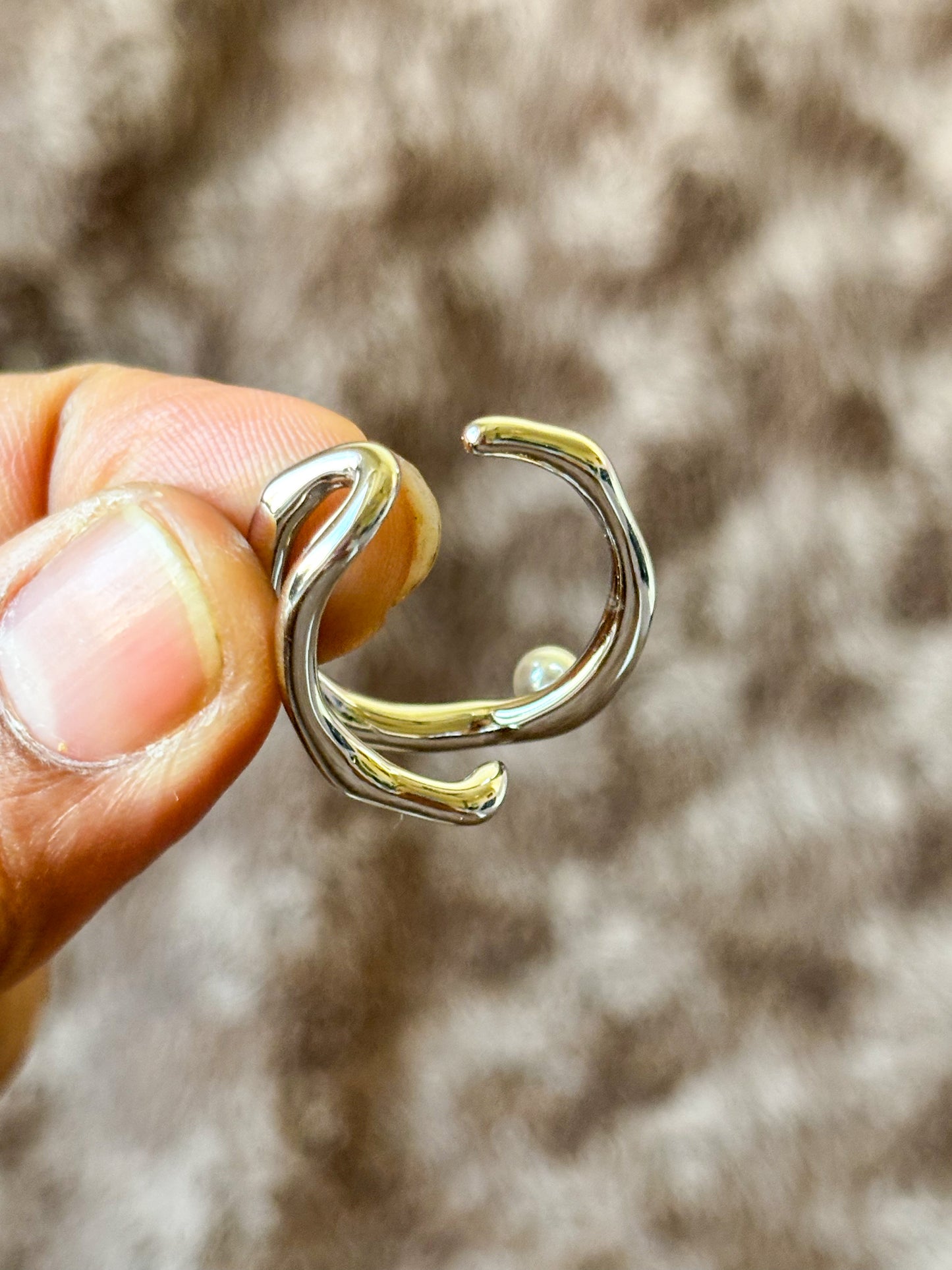 The Liquid Pearl Wrap Ring