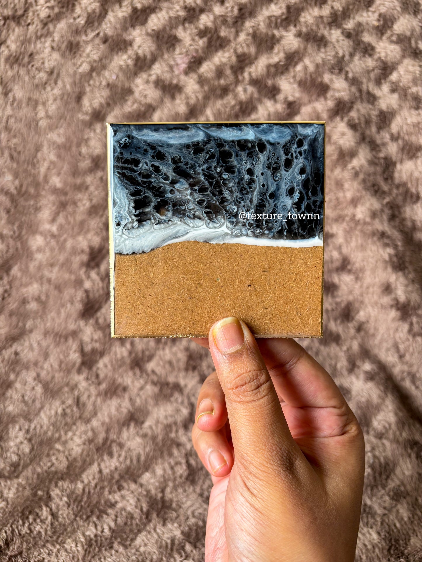 Beach Theme Coaster Set - Coastal Charm for Your Table