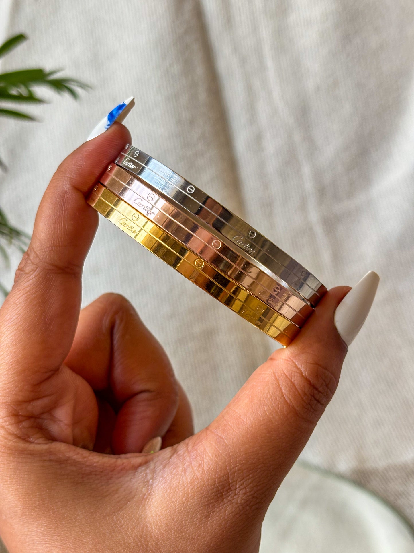 Anti-Tarnish Cartier Inspired Bracelet
