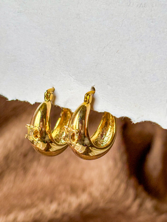 Teardrop Hoop Earrings