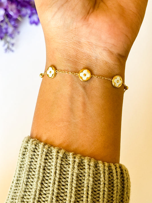 Floral Chain Bracelet