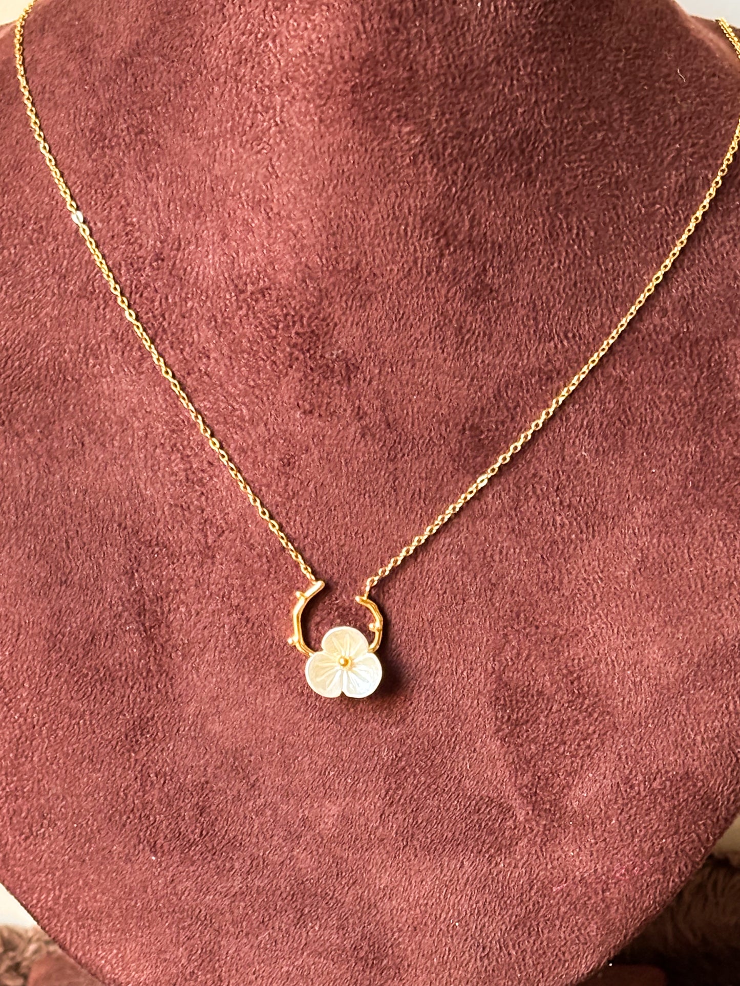 Cherry Blossom Branch Necklace