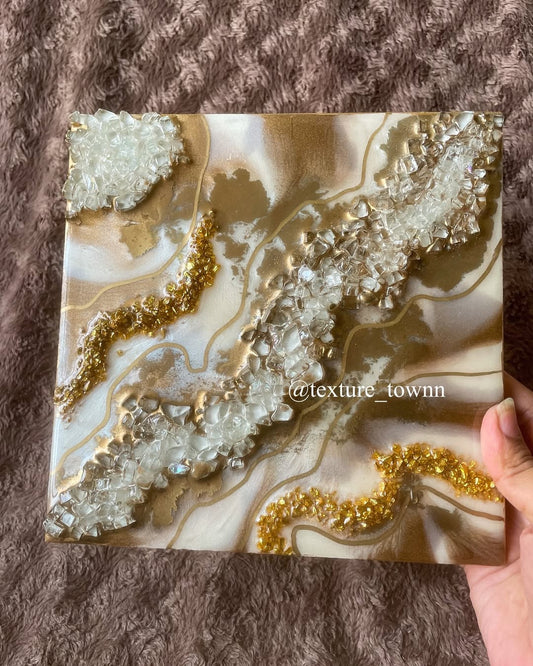 Handcrafted Resin Geode Wall Art – Luxurious Home Décor