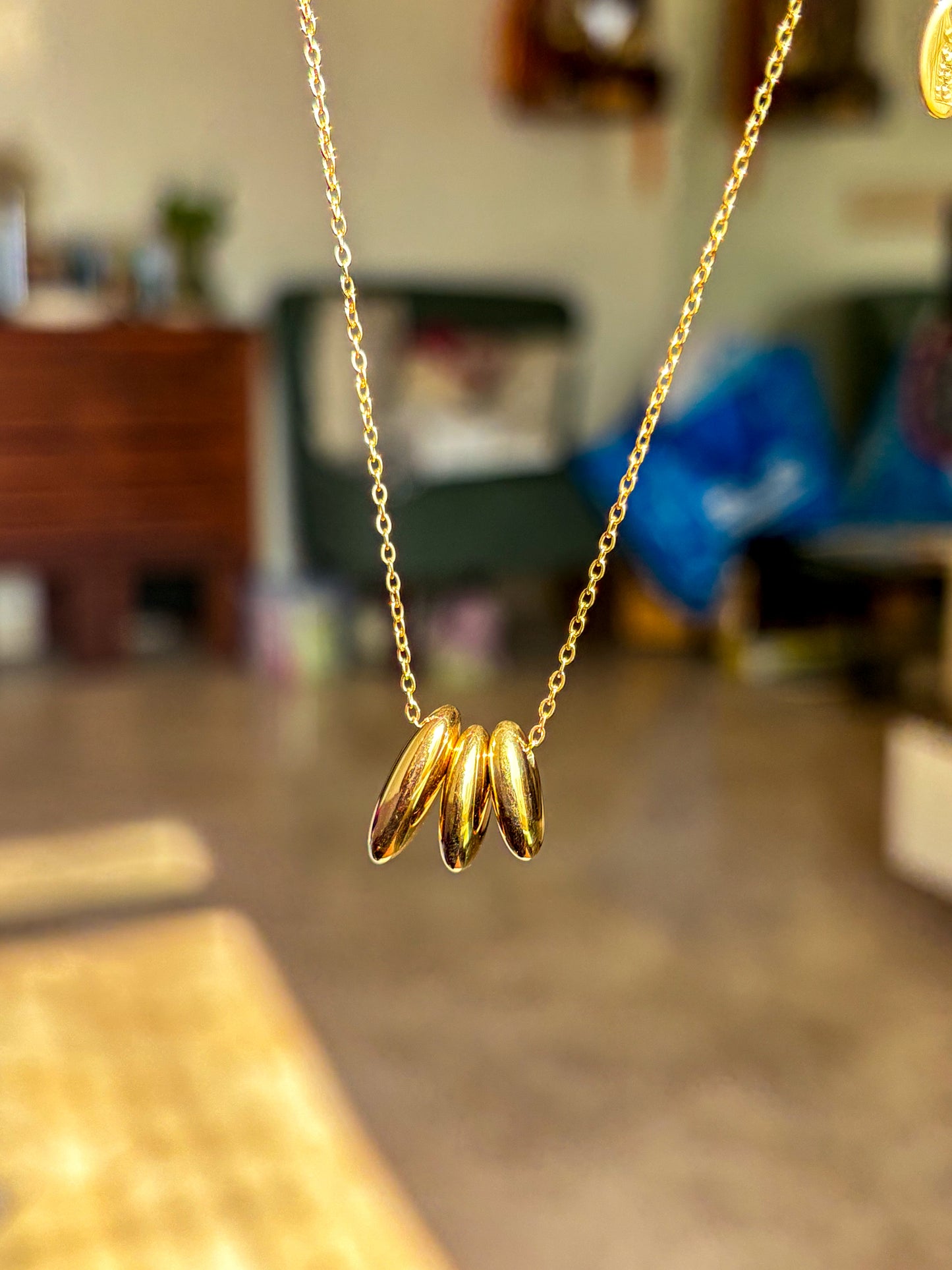 Triple Bead Necklace