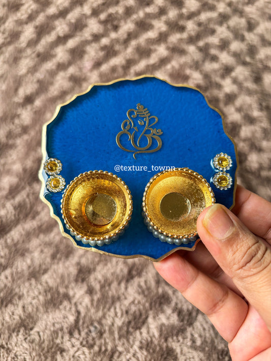 Mini Resin Ganpati Thalis