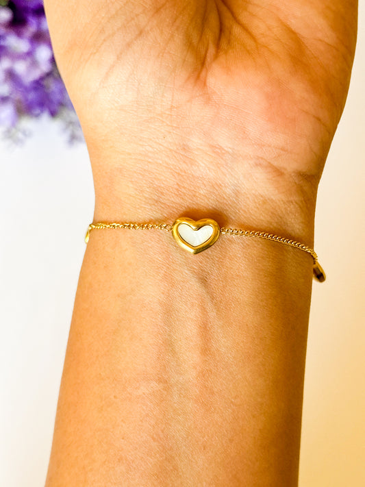Heart Chain Bracelet