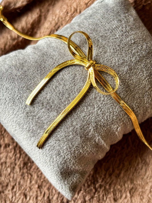 Elegant Bow Anti-Tarnish Bracelet