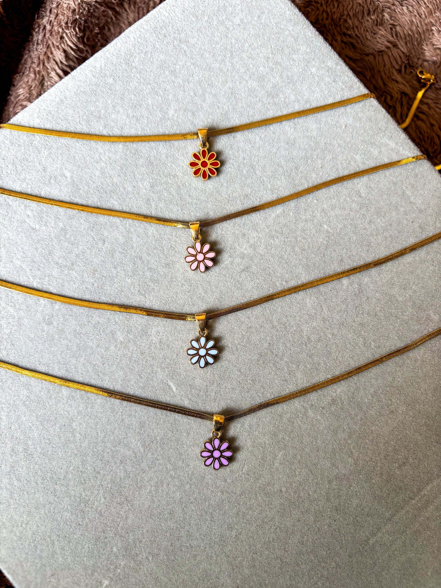 Daisy Floral Necklace