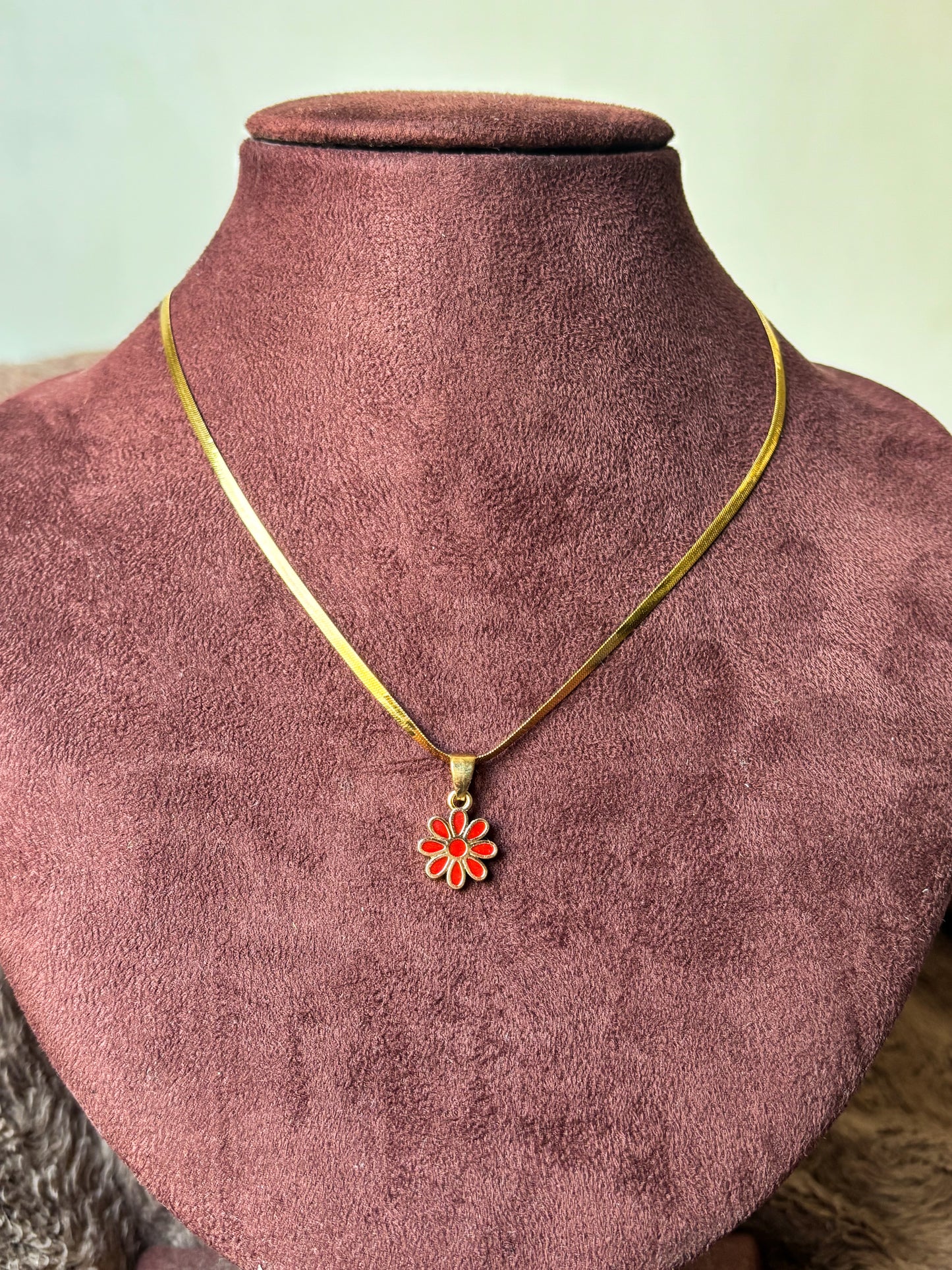 Daisy Floral Necklace