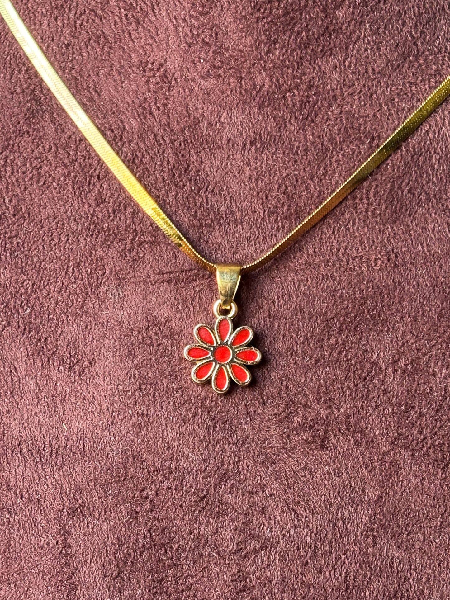 Daisy Floral Necklace