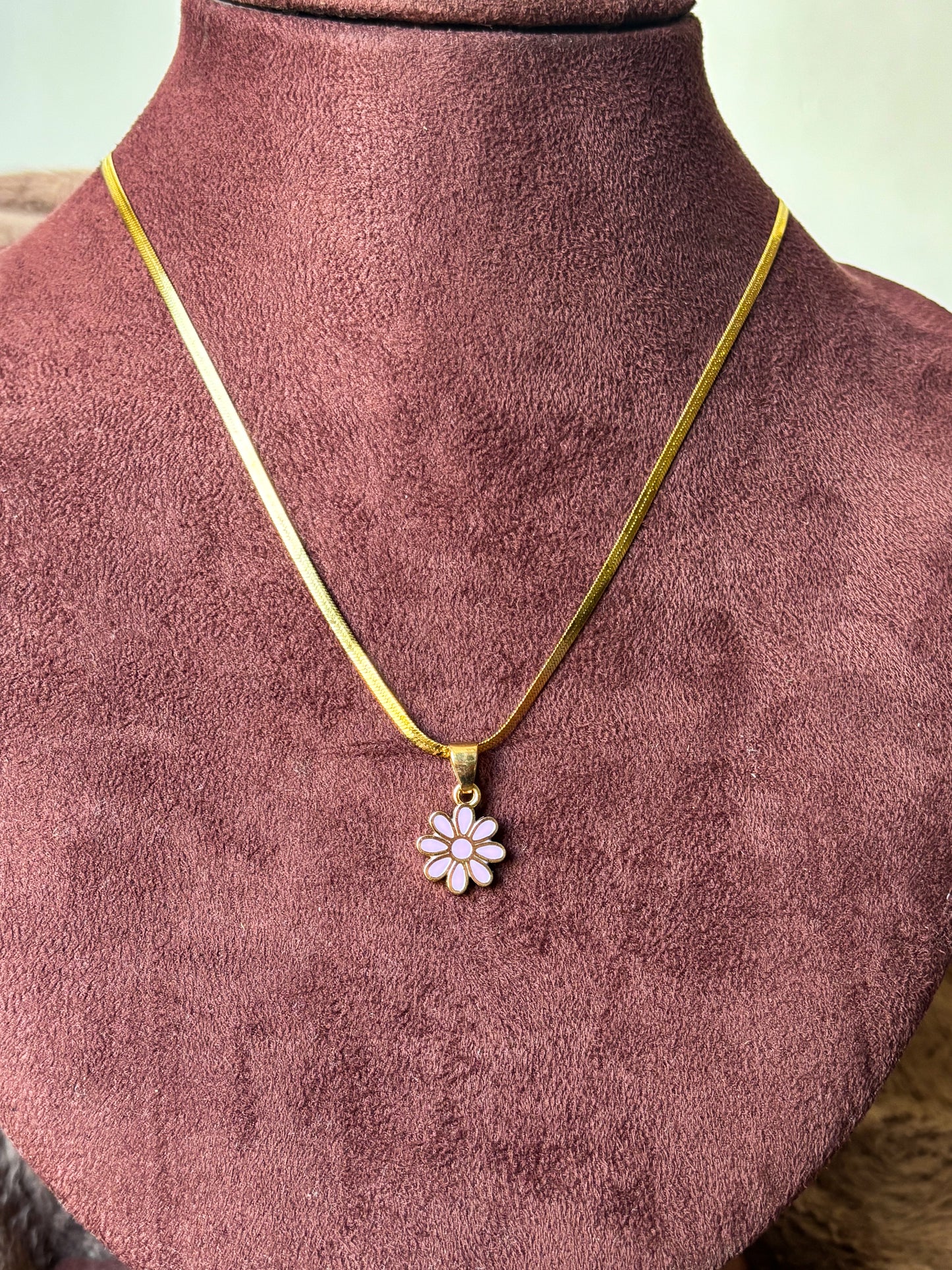 Daisy Floral Necklace