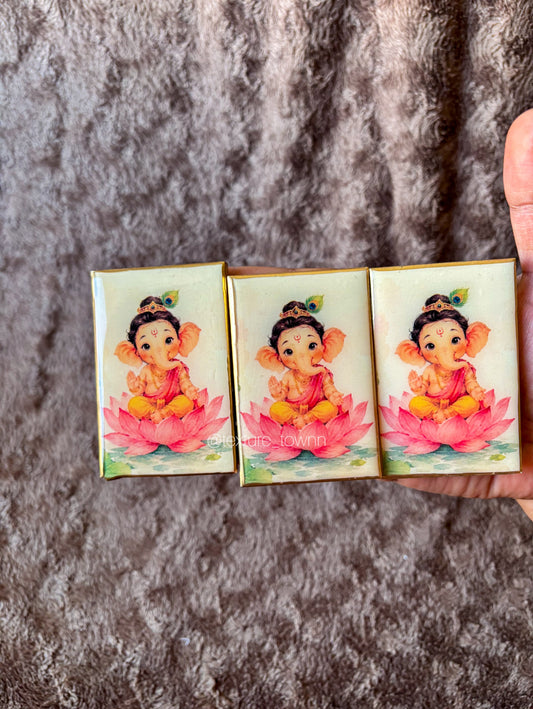 Handmade Resin Ganpati Fridge Magnet