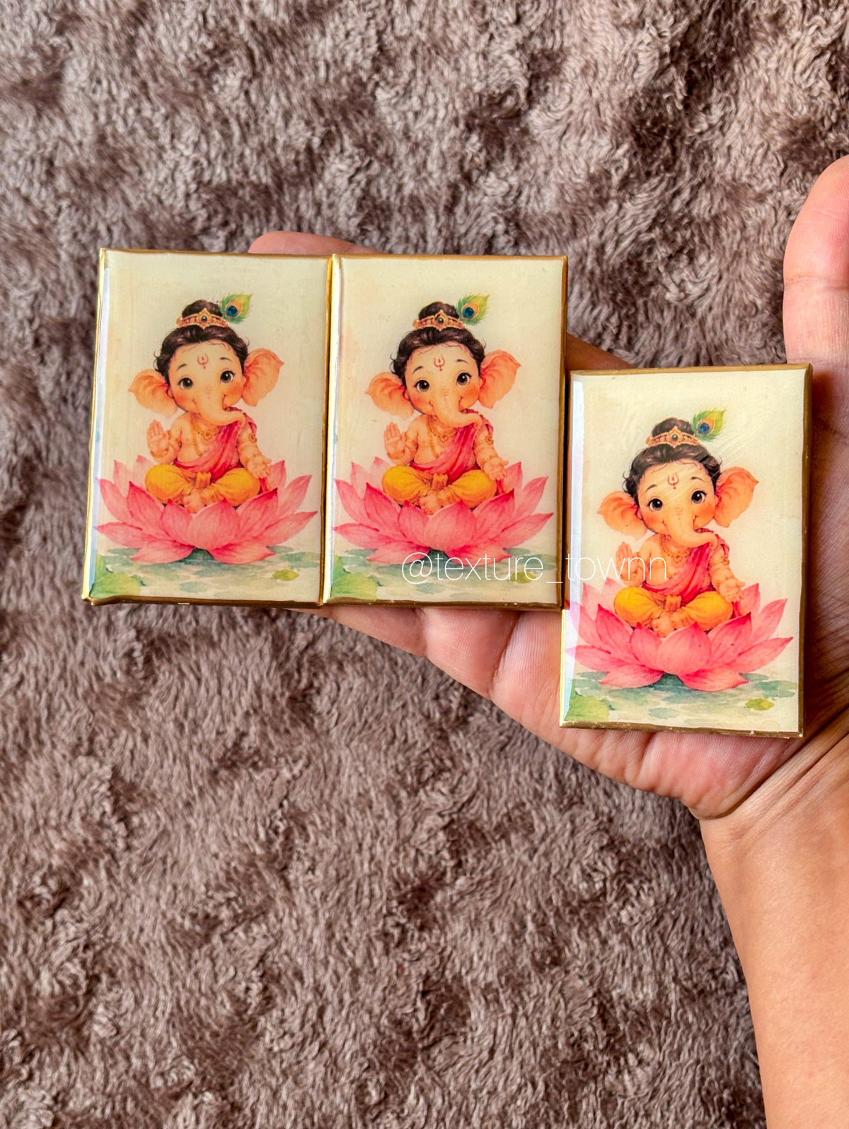 Handmade Resin Ganpati Fridge Magnet